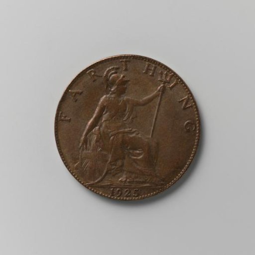 Farthing from England of George V, 1925
