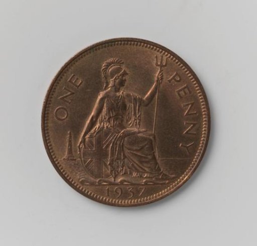 Penny from England of George VI, 1937