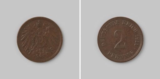 2 Pfennig from the German Empire, 1911
