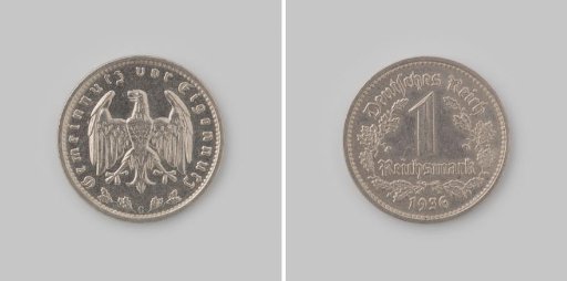 Reichsmark from Germany, Third Reich, 1936