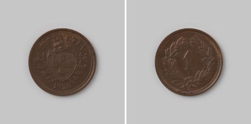 Centime from Switzerland, 1924