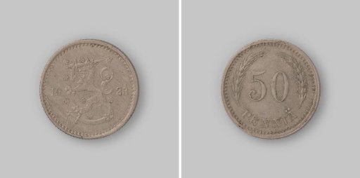 50 penniä from Finland, 1923