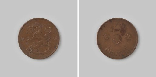 5 penniä from Finland, 1922