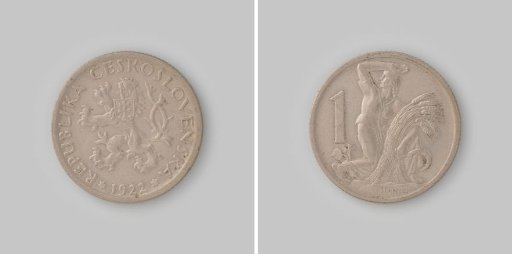Koruna from Czechoslovakia, 1922