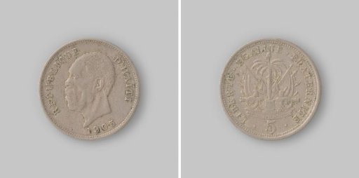5 centimes from Haiti, 1905