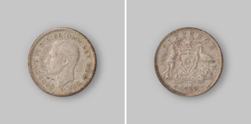 6 pence from Australia by King George VI, 1943