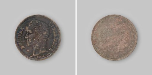 2 Bolivars of Venezuela, 1900