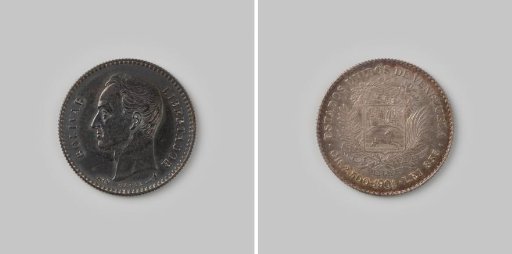 ½ Bolivar of Venezuela, 1901