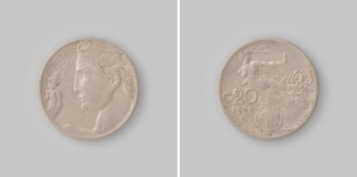 20 centesimi from Italy of King Vittorio Emanuele III, 1922