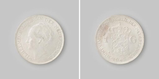 Dutch guilder for the Dutch East Indies, 1943