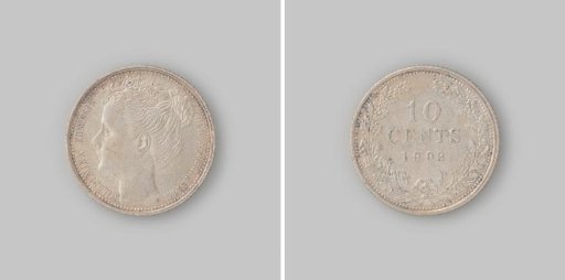 Dutch 10 cents, 1903