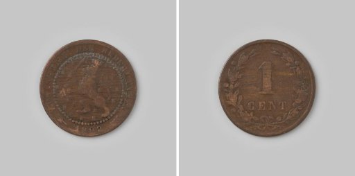 Dutch cent, 1892