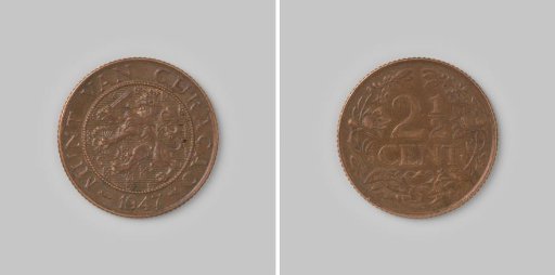 2½ cents of Curacao, 1947