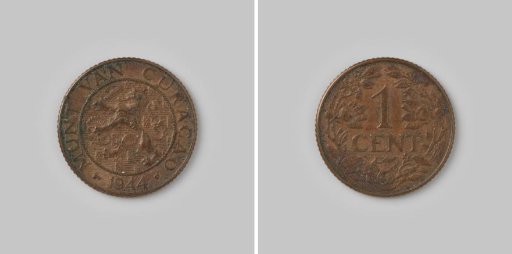 Cent from Curaçao, 1944