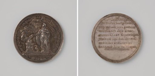 Medal on a Twenty-Fifth Wedding Anniversary 1749