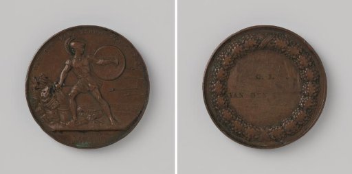 Reward Medal for the Defenders of the Citadel of Antwerp 1832, in the name of C.J. van den Biest ??
