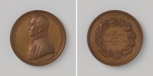 Farewell of Pieter Huidekoper as Mayor of Amsterdam 1850