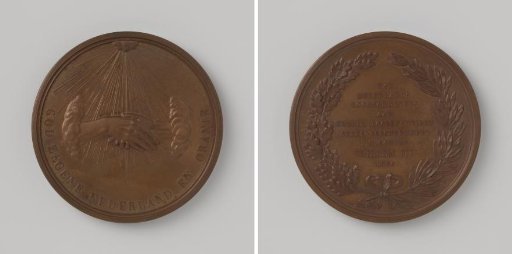 Tribute of the Dutch Archers to their Patron King William III 1850