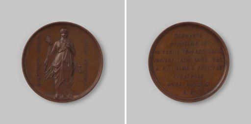 Three-Hundredth Anniversary of the University of Leiden 1875 (Curators' Medal)