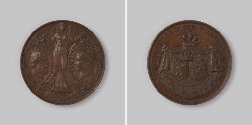 Marriage of King William III to Emma of Waldeck-Pyrmont 1879
