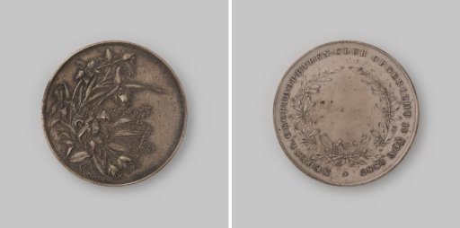 Prize medal of the Dutch Orchidophiles Club in Amsterdam (1887)