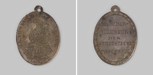 Carrying badge of the Broedermeester of the Utrecht procession to Kevelaar (1890)