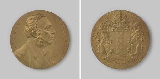 Tenth anniversary of the Mayor of Amsterdam, Mr. S.A. Vening Meinesz, 1901