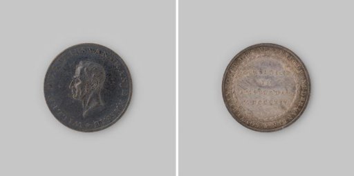 Scatter Medal on the Inauguration of Frederick William of Orange as Sovereign Prince of the Netherlands in Amsterdam 1814