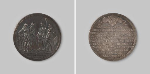 Medal for the Citizens of the Company 'T Fortuin at the Entry of Stadtholder Willem V into Utrecht 1766