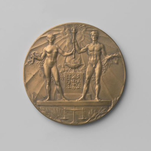 Participant medal of the Ninth Olympiad in Amsterdam 1928