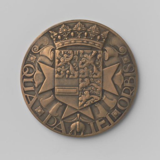 Two hundred and fiftieth anniversary of the death of Johan Maurits of Nassau (Society for Numismatic Art 1929, second medal)