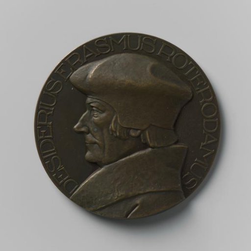 Desiderius Erasmus: Four Hundred Years Since His Death (Society for Numismatics 1936, first medal)