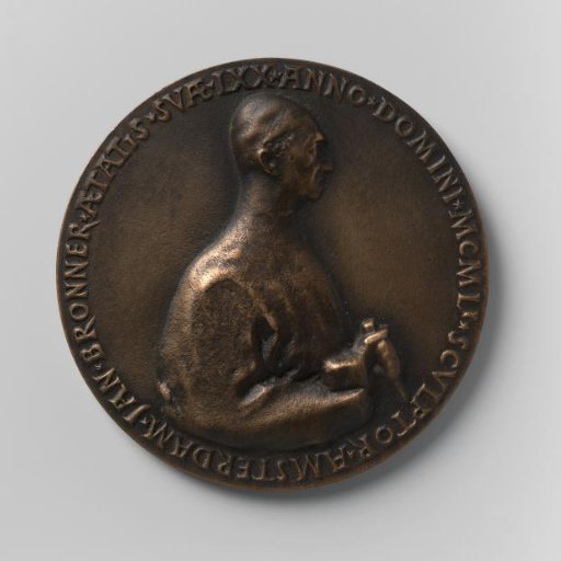 70th Birthday of Professor Jan Bronner (Society for Medal Art 1952, second medal)