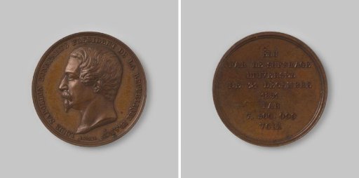 Election of President Louis Napoleon Bonaparte as Emperor 1851
