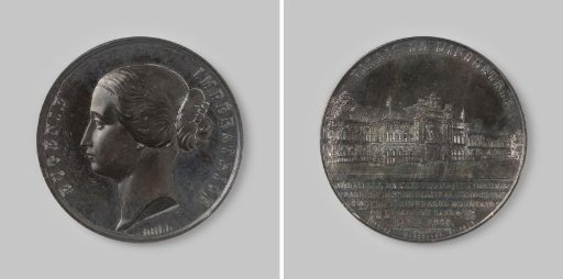 Gail & Co strikes the commemorative medals for the World Exhibition in Paris 1855