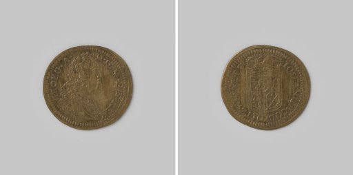 Nuremberg play medal with portrait of King George I of England