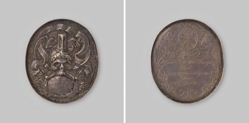 Death medal of Geertruijd van Campe 1701