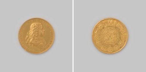 States medal of Friesland in the name of stadtholder Willem Karel Hendrik Friso 1731