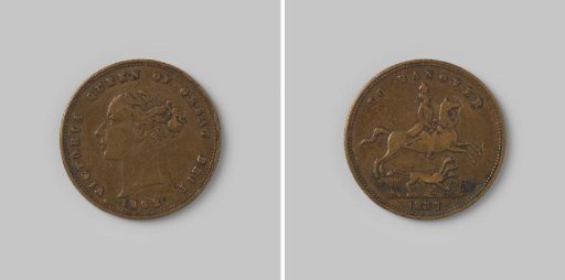 "To Hannover" token 1837/1862