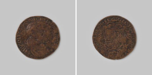 Accounting medal from Dordrecht for the Emperor's Bureau 1555