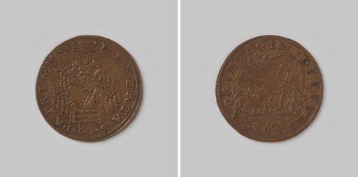Accounting medal from Dordrecht on the departure of Alva from the Netherlands 1573