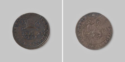 Accounting medal from Dordrecht on the breakdown of peace negotiations 1575