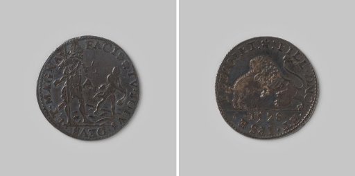 Accounting medal from Dordrecht on the struggle against Spain 1578