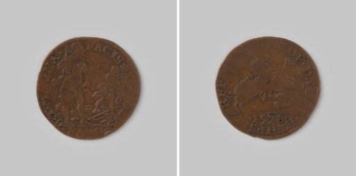 Accounting medal from Dordrecht on the struggle against Spain 1578