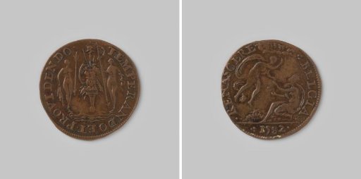 Accounting medal on the inauguration of the Duke of Anjou in Brabant 1582