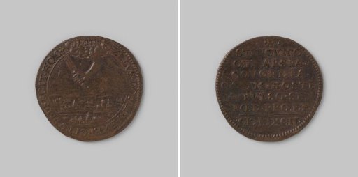 Accounting token from Dordrecht on the capture of Steenwijk, Ootmarsum and Coevorden 1592