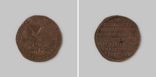 Accounting token from Dordrecht on the capture of Steenwijk, Ootmarsum and Coevorden 1592