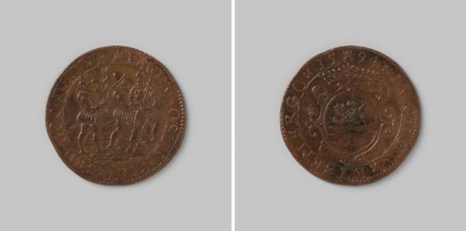 Accounting token from Middelburg on the rejection of peace negotiations 1594