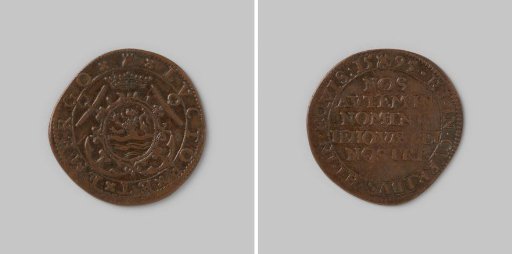 Accounting token from Middelburg on the Zeelandic trust in God 1595