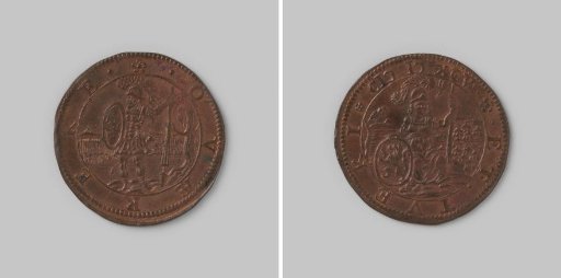 Accounting token from Dordrecht on the military operations at Selwolde and Bislich 1595